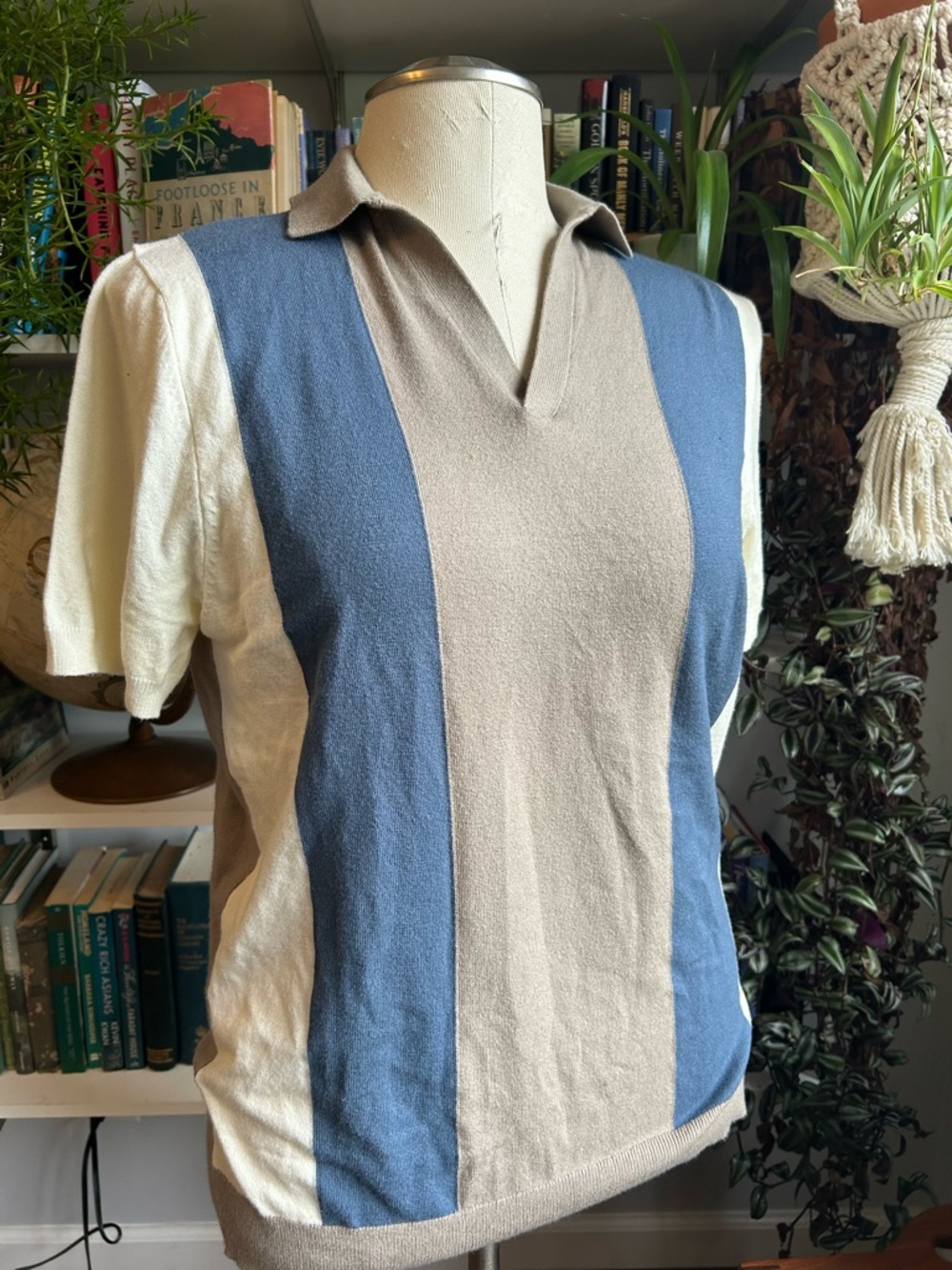BoohooMAN Taupe Knit Polo Top